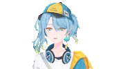 Shoshime happy wink smiling vtuber Sticker