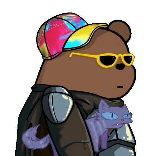 Halloween Nft Sticker by SuperRareBears
