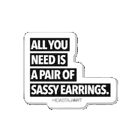 Earrings Sticker