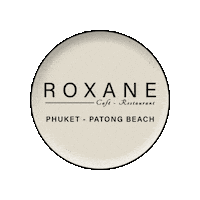 Beach Cafe Sticker by Roxane Phuket