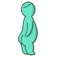 sooperturkey no bored shy lazy Sticker