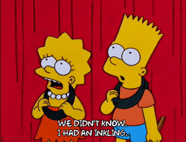 bart simpson surprise GIF