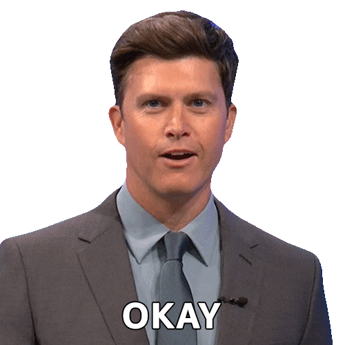 Colin Jost Sticker by Jeopardy!