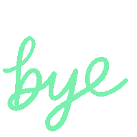 Bye Sticker