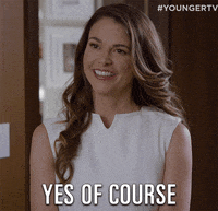 liza yes GIF by YoungerTV