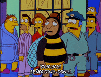 Season 10 Bumblebee Man GIF by The Simpsons