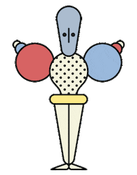 Bauhaus Sticker by Mr. Moore