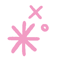 hillustrations pink stars sparkle sparkles Sticker