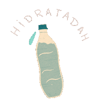 souluarte water agua garrafa sede Sticker