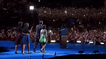 barack and michelle victory speech 2012 GIF by Obama