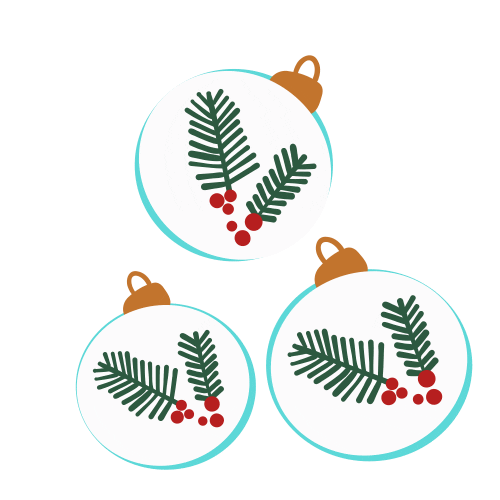Winter Decorations Sticker