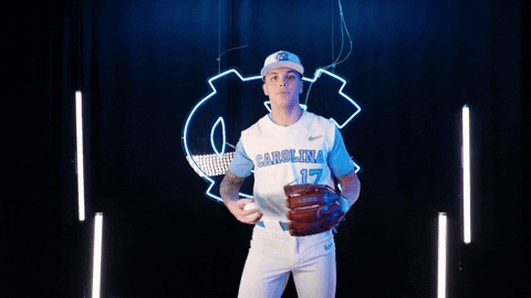North Carolina Baseball GIF by UNC Tar Heels