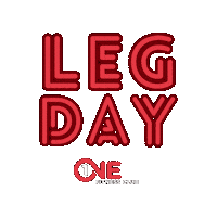 Leg Day Sticker by One Fitness Club