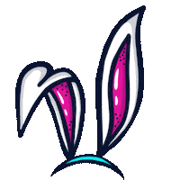 Easter Sunday Bunny Sticker