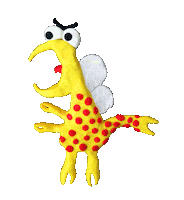 Animation Flying Sticker by Trent Shy Claymations