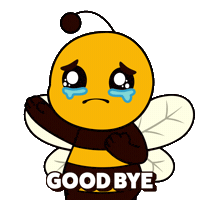 Sad Wave Sticker by Plan Bee Studios