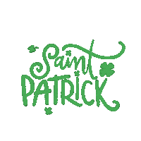 St Patricks Day Good Luck Sticker by Emilia Desert