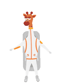 Space Floating Sticker by PanSci