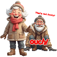 Falling Down Sticker