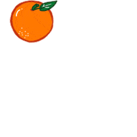 New Normal Orange Sticker by bintangkupukupu