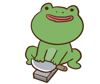 Frog Knife Sticker