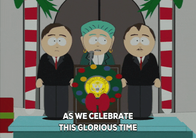 speech celebrate GIF by South Park 