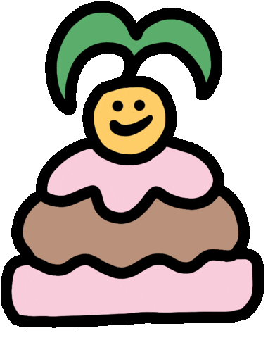 Happy Flower Sticker by Ruppert Tellac