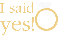 SusieSaltzman wedding diamonds rings proposal Sticker