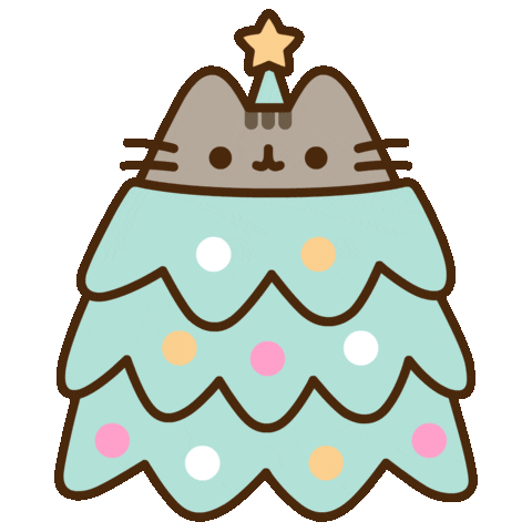 Christmas Tree Love Sticker by Pusheen