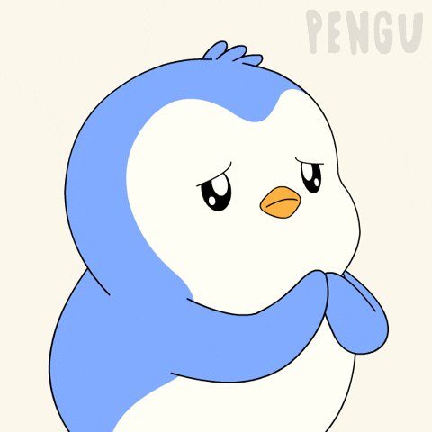 Sad Oh No GIF by Pudgy Penguins