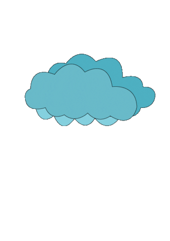Regen Wolke Sticker by Kugelzwei