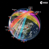 Planet Earth Animation GIF by European Space Agency - ESA