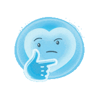 officialflowly emoji thinking think smart Sticker