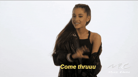Come Thru Ariana Grande GIF by Music Choice