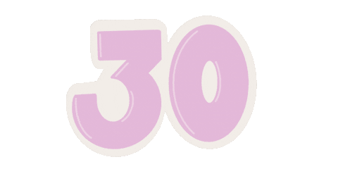 30Th Birthday Sticker