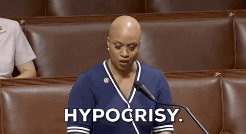 Ayanna Pressley Hypocrisy GIF by GIPHY News
