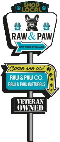 Shop Local Sticker by Raw And Paw Co