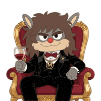 Red Wine Cheers Sticker