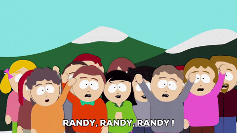 excited randy GIF by South Park 