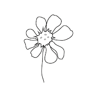 Flower Plant Sticker