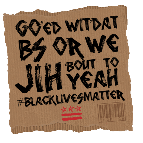 Black Lives Matter World Sticker by fcakids.club