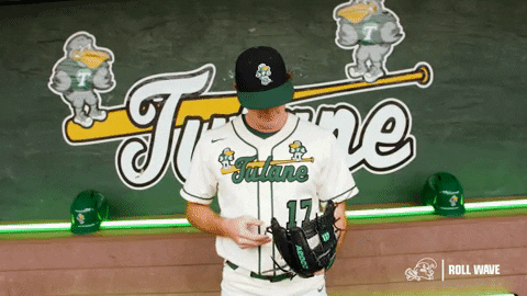 College Baseball Tulane GIF by GreenWave