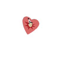 Sad Clown Hearts Sticker by Mindflowers
