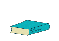 norduniversitet university books study student Sticker