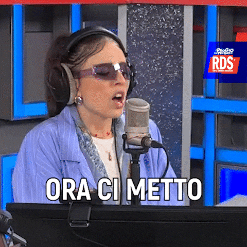 Radio Poke GIF by RDS 100% Grandi Successi