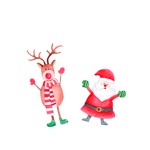 Santa Claus Christmas Sticker by Very Wonder