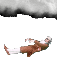 Floating Cloud 9 Sticker