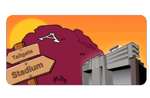 Game Day Sticker by Arizona State University