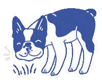 Dog Sniffing Sticker