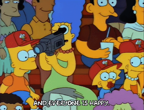 Happy Season 3 GIF by The Simpsons